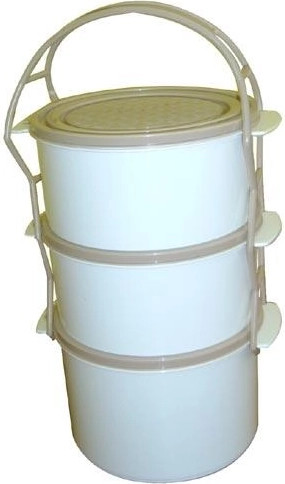 Кутия за храна Combi 2× 1 л + 1,5 л, пластмаса