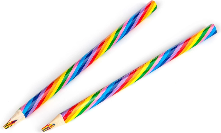 A multicolored trace in every stroke