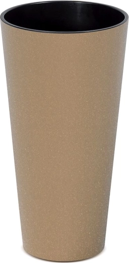Саксия Tubus Slim Eco Wood 30 см с вложка – натуро