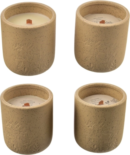Ceramic scented candle 225 g (4 variants)