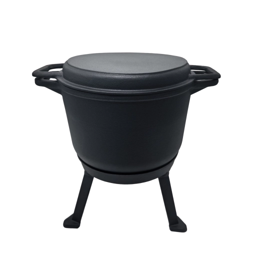 Hunting cast-iron cauldron 3-in-1 8 l (pot/pan/cauldron)