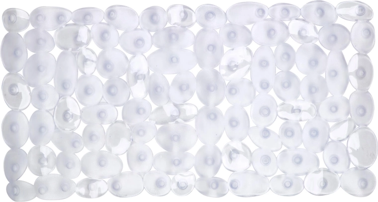 Non-slip bath mat 70 × 36 cm transparent