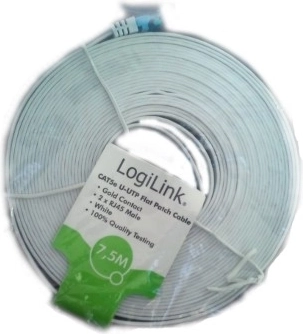 LogiLink плосък patch кабел CAT5e U-UTP 15 m