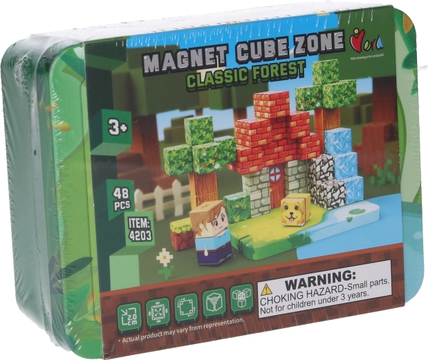 Конструктор Magnet Cube Zone Classic Forest – 48 части