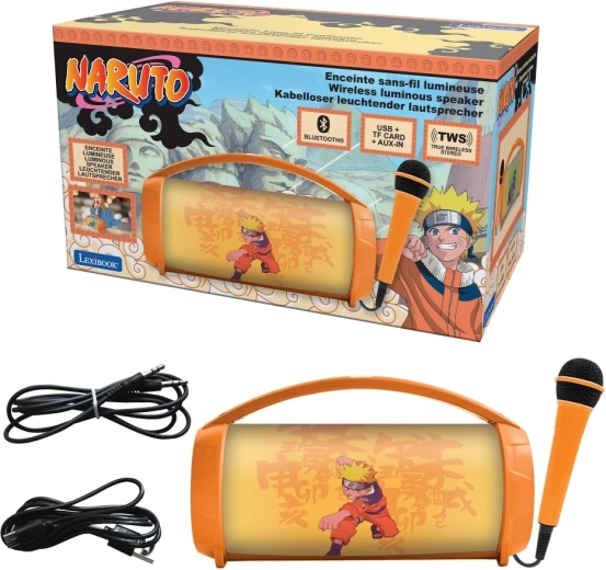 Bluetooth високоговорител с микрофон и светлинни ефекти NARUTO Lexibook