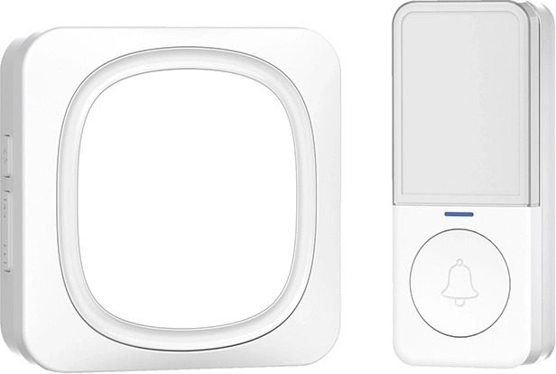 Solight wireless plug-in doorbell with night light, 150 m, white