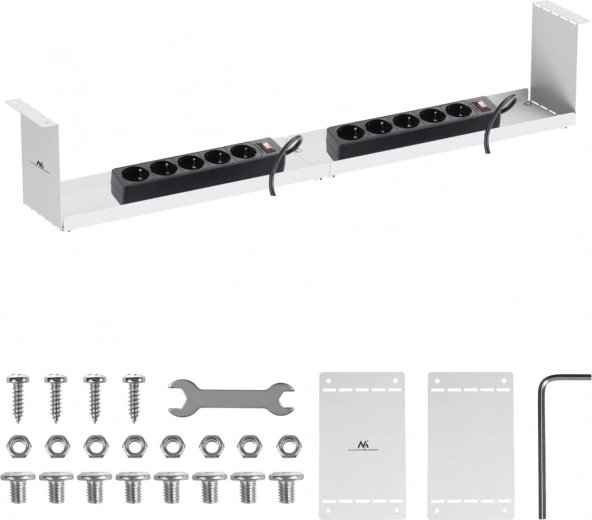 Compact under-desk cable organizer Maclean MC-107