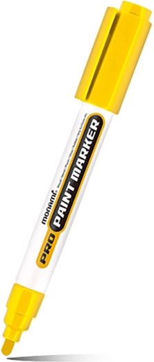 Monami Pro Paint Maker Marker Yellow 2 mm