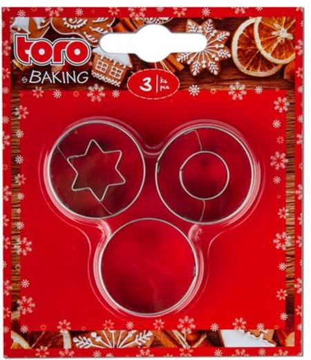 TORO Cookie Cutters – Smooth Round, Set of 3