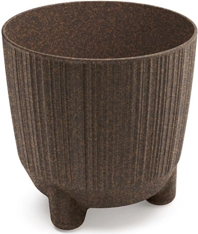Саксия Ryfo N Eco Wood в цвят кафе 12,6 см