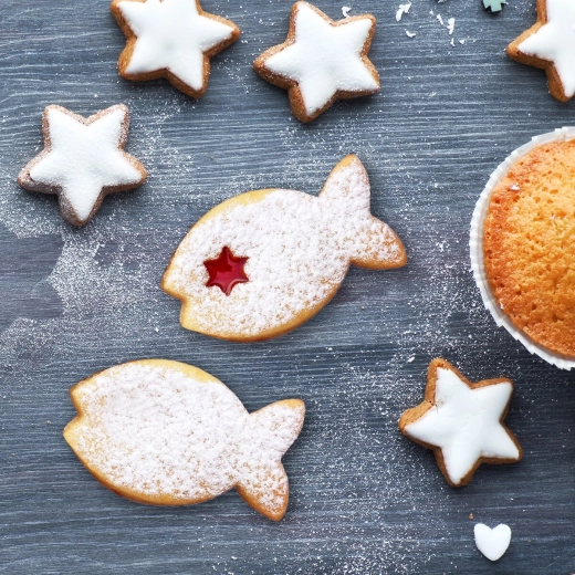 Clean cutting for cookies and decorations