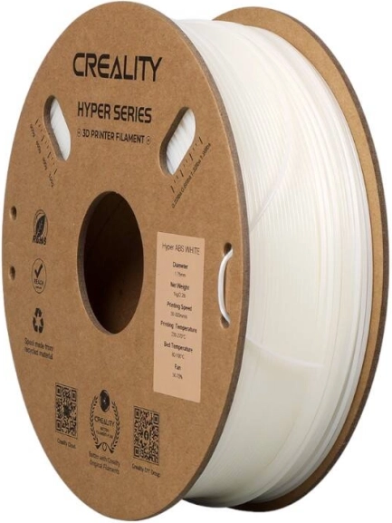 Филамент Creality Hyper ABS бял 1 kg, 1,75 mm