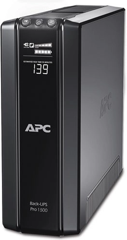 Резервно захранване APC Back‑UPS Pro 1500 VA с LCD, 230 V