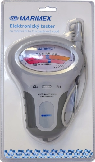 Electronic pH and free chlorine pool tester