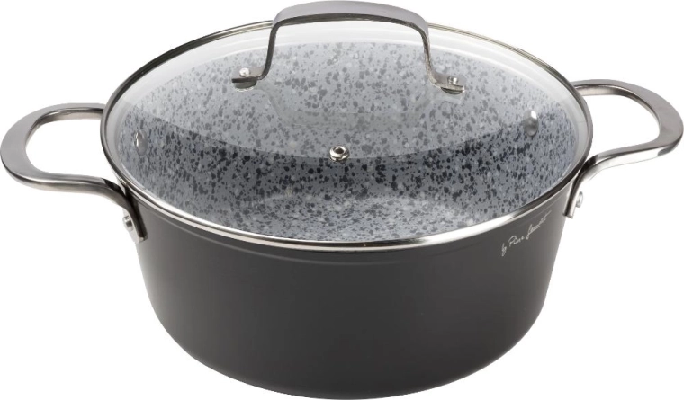 Lamart granite saucepan with lid 24 cm