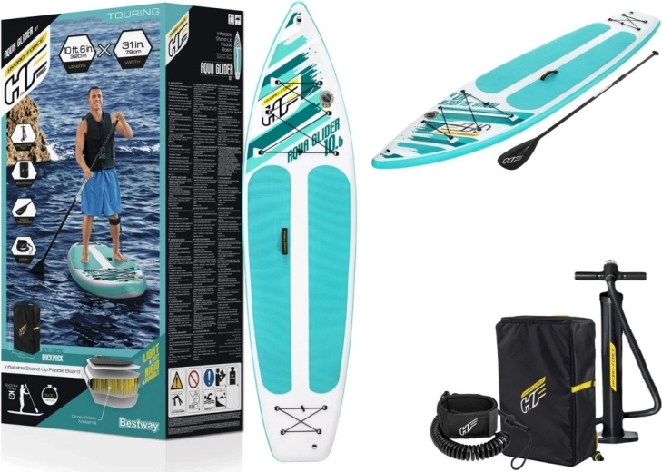 Надуваем падълборд Bestway Aqua Glider 320 см