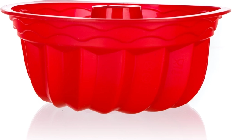 Culinaria 24 cm red silicone bundt cake mold