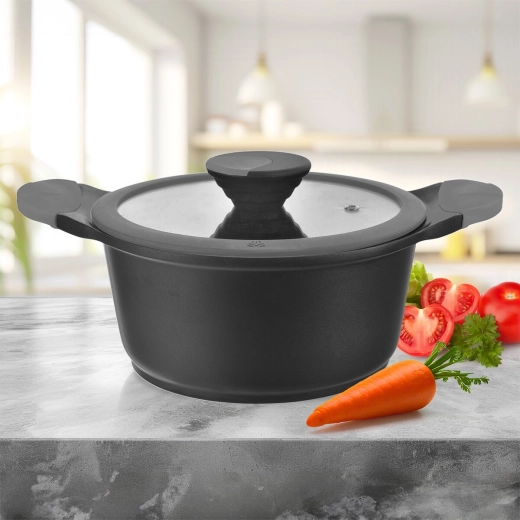Glass lid for monitoring cooking