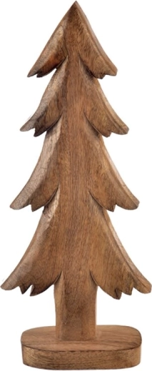 Wooden tree decoration made from mango wood, 32 cm