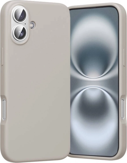 Силиконов калъф Vention за iPhone 16 Plus с MagSafe (сив)