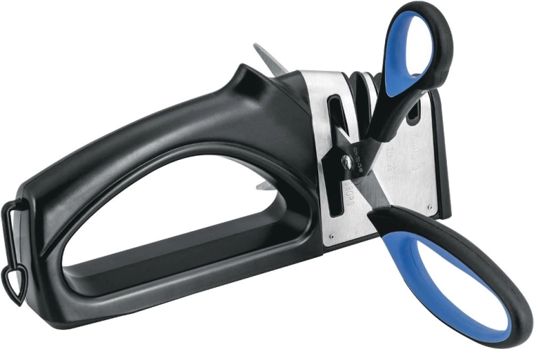 Sharpening knives and scissors