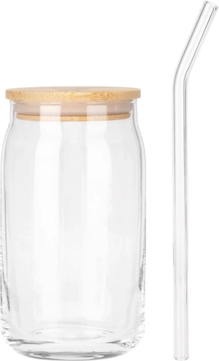 Quality glass and reusable glass straw