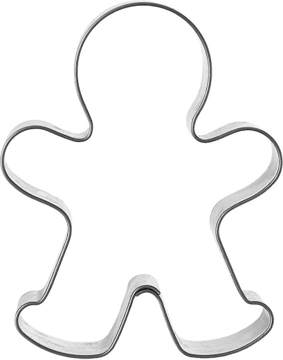 Stainless steel cookie cutter figure 6.5 cm