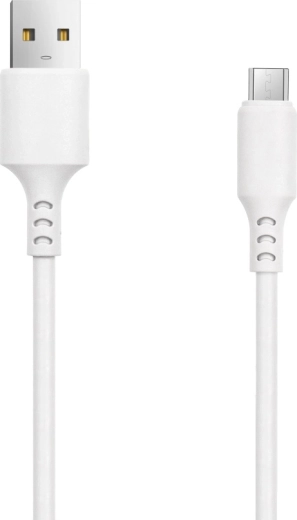 Setty USB–microUSB кабел 1 м 3 A бял