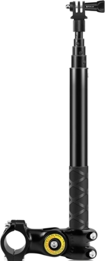 PULUZ handlebar mount with monopod for an action camera