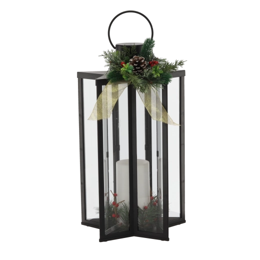 Decorative star-shaped light