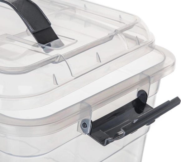 Secure closure with sturdy clips