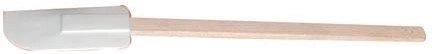 Kitchen Spatula 29.5 cm with Wooden Handle, White