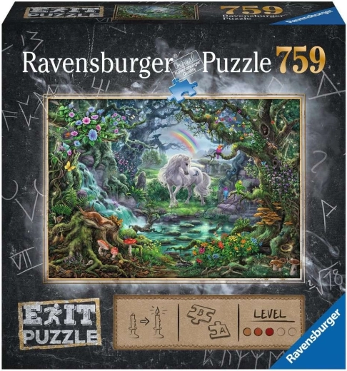 Пъзел Ravensburger Exit: Еднорог 759 части