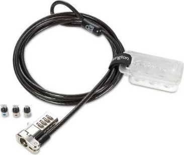 Universal combination laptop lock 3-in-1 T-Bar, Nano, Wedge KENSINGTON