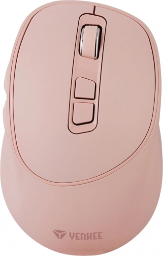 2.4 GHz Wireless Mouse with Silent Switches and USB‑C Charging – Pink