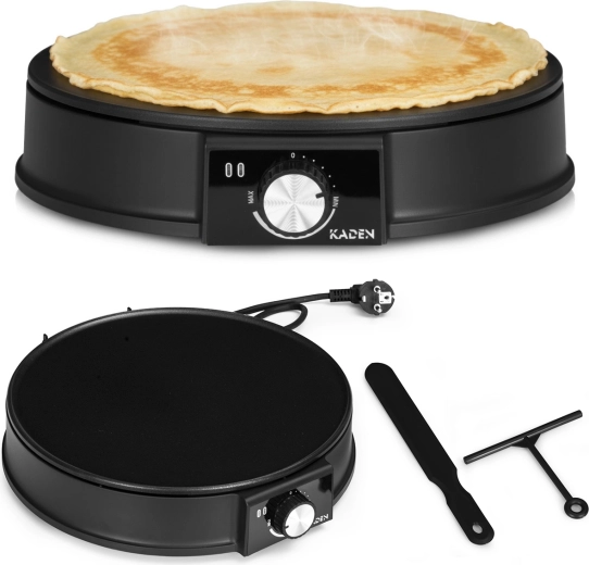 Electric Crepe Maker 1200 W KADEN with Non-Stick Surface 30 cm