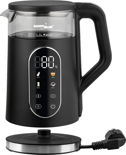 Бързо нагряване 2200 W и голям обем 1,7 л