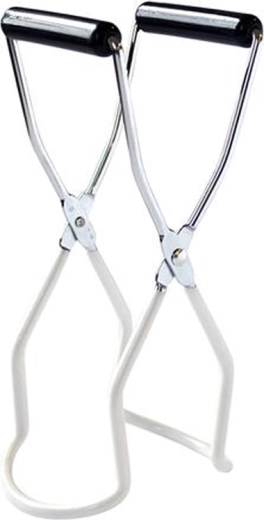 Jar lifter tongs for canning jars