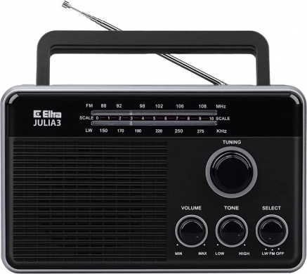 Julia 3 Radio black