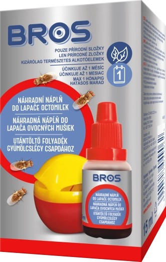 Bros резервен пълнител за капан за плодови мушици 15 ml