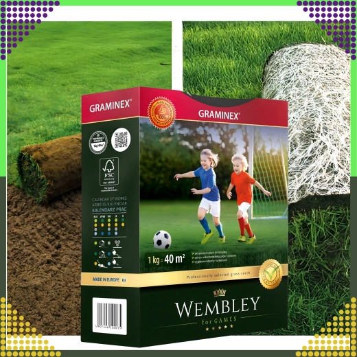 Премиум спортна тревна смес Wembley 1 кг