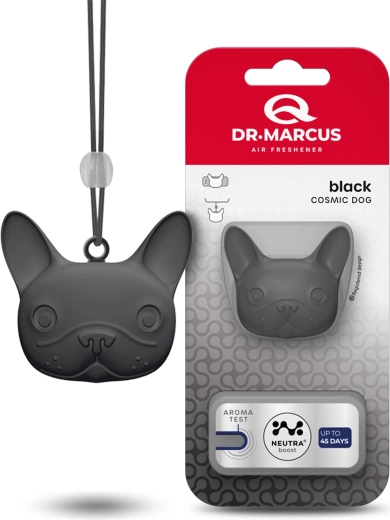 Dr. Marcus Cosmic Dog car air freshener Black