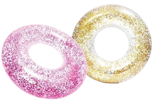 Надуваем кръг с брокат INTEX Sparkling Glitter 107 cm
