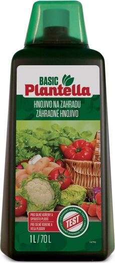 Liquid biostimulant fertilizer for vegetables and gardens 1 L Plantella Basic