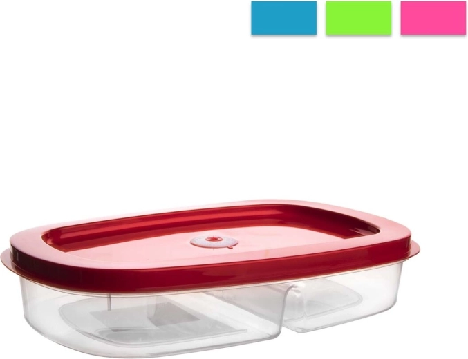 Plastic (PP) divided container 1.4 l