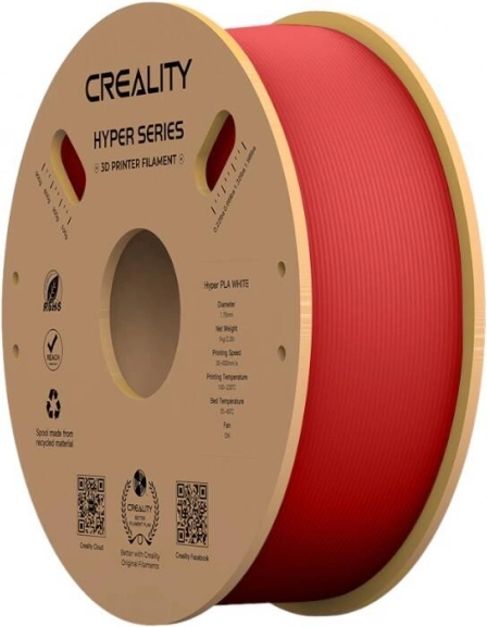 Филамент Creality Hyper PLA червен 1,75 mm 1 kg