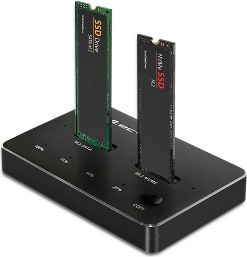 Докинг станция за SSD M.2 | NVMe | SATA | USB-C | Dual 2 x 2TB