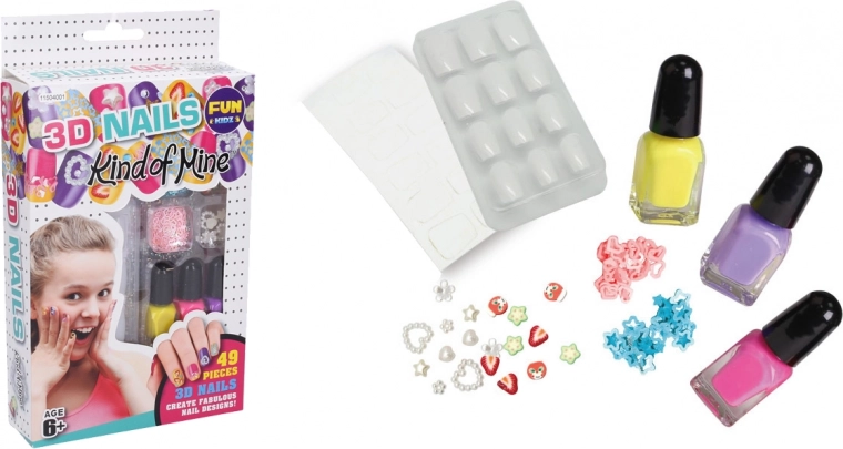 3D Nail Art Set for Kids