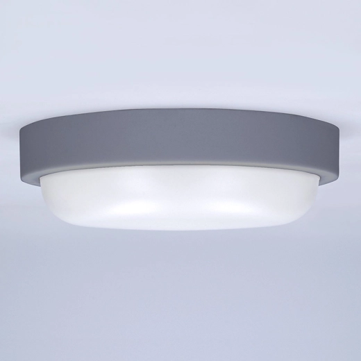 Low-profile round design for wall and ceiling