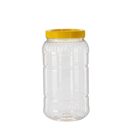 Transparent plastic jug 3 l with lid